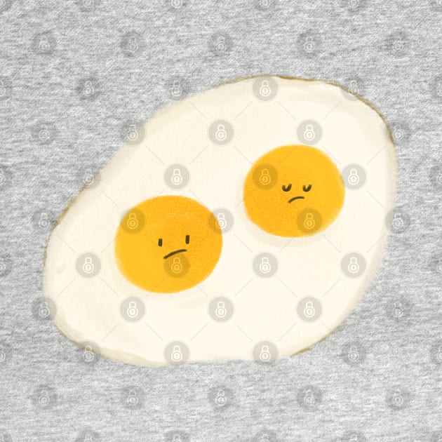 Kawaii double egg yolks fried egg 🍳 by summerheart